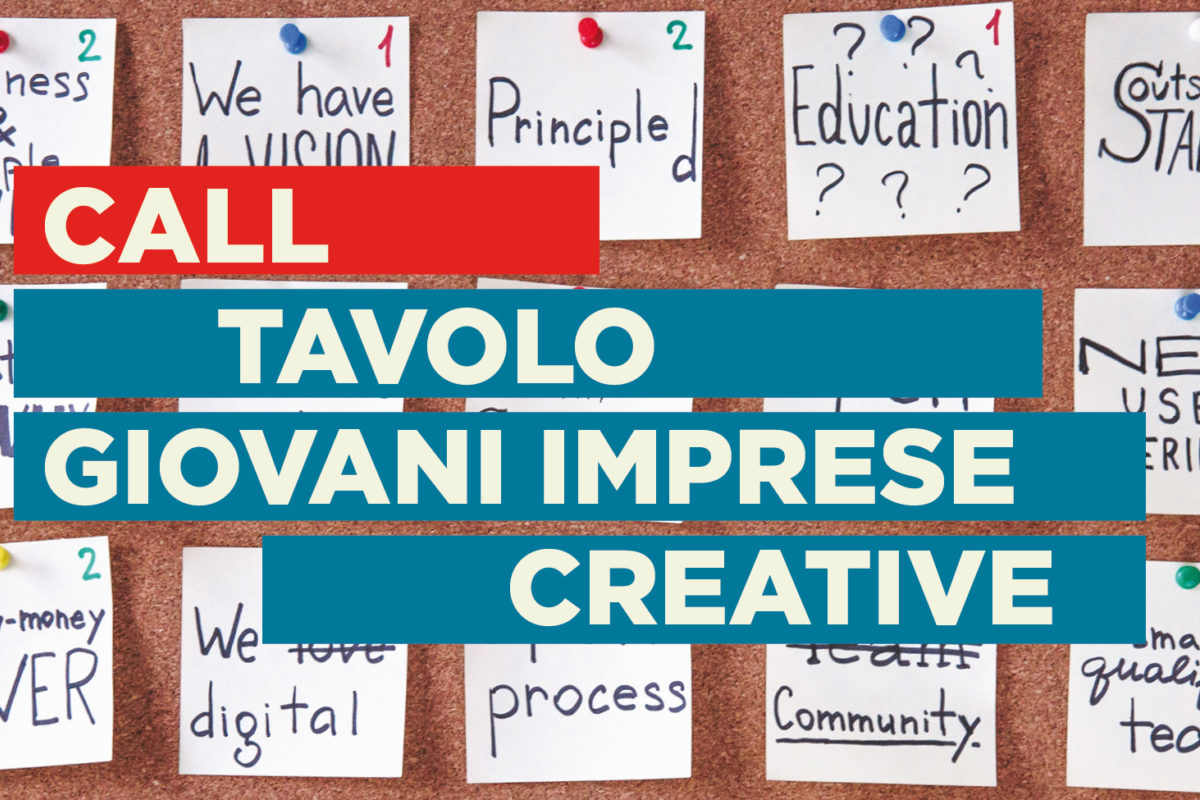 CALL Tavolo Giovani Imprese Creative slideshow